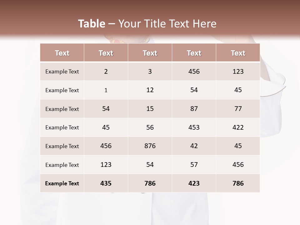 Smiling Uniform People PowerPoint Template