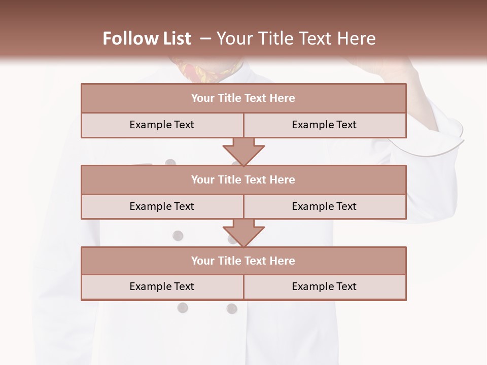 Smiling Uniform People PowerPoint Template