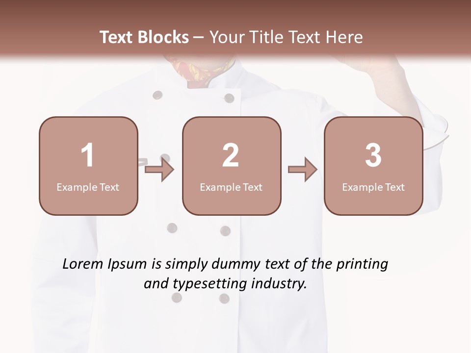 Smiling Uniform People PowerPoint Template