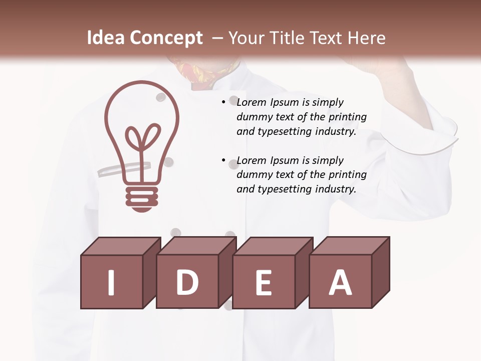 Smiling Uniform People PowerPoint Template