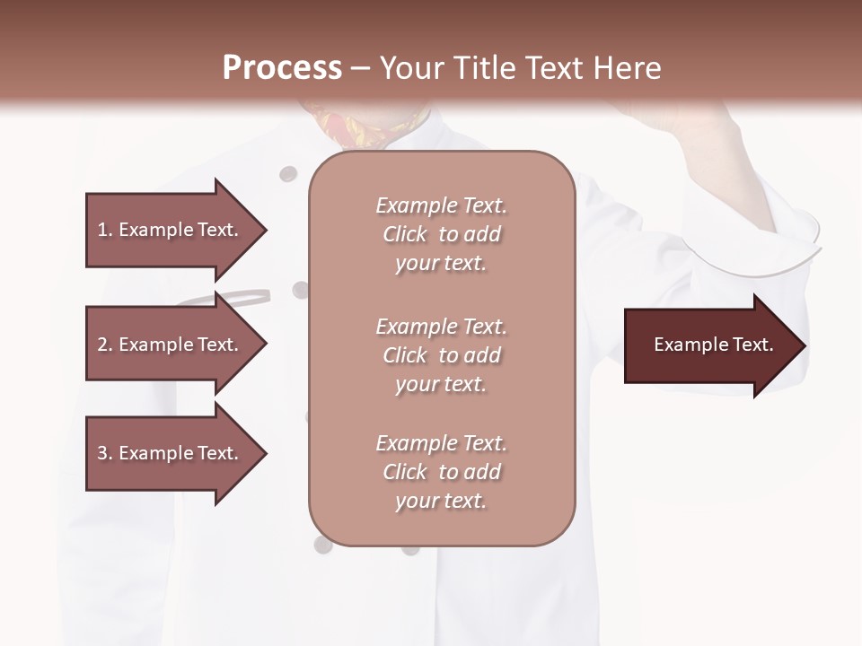 Smiling Uniform People PowerPoint Template