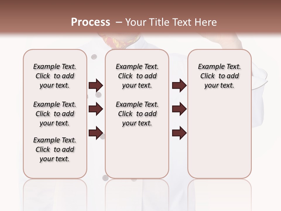 Smiling Uniform People PowerPoint Template