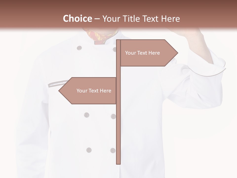 Smiling Uniform People PowerPoint Template