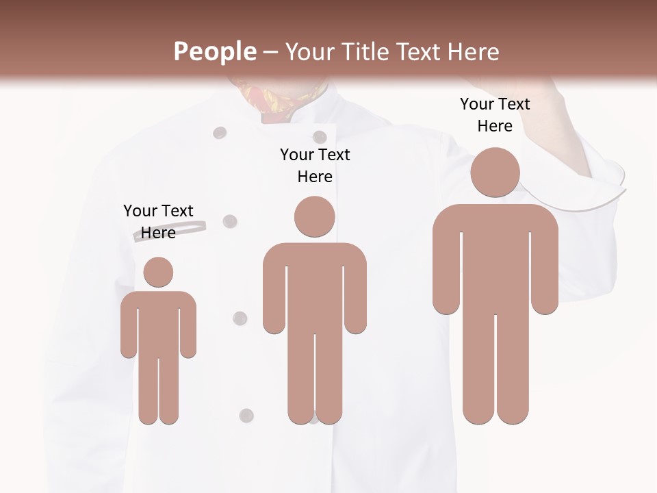 Smiling Uniform People PowerPoint Template