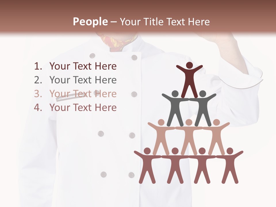 Smiling Uniform People PowerPoint Template