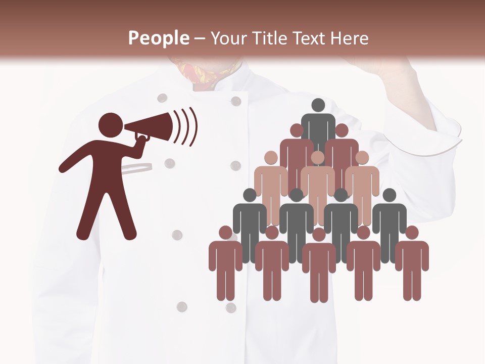 Smiling Uniform People PowerPoint Template