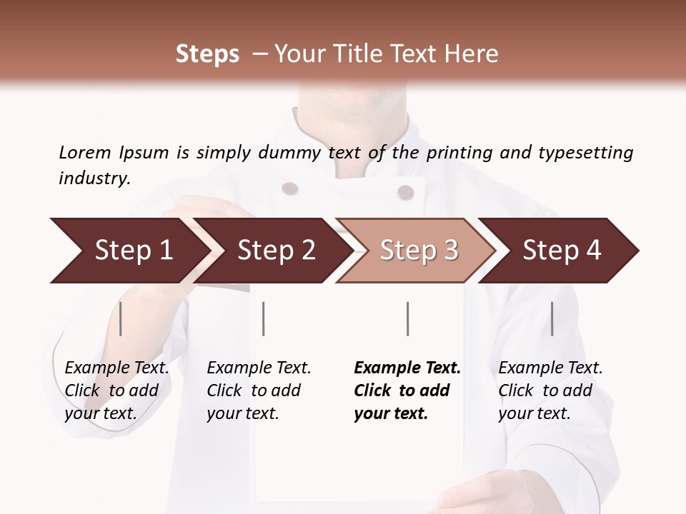 Chef Recipe Background PowerPoint Template