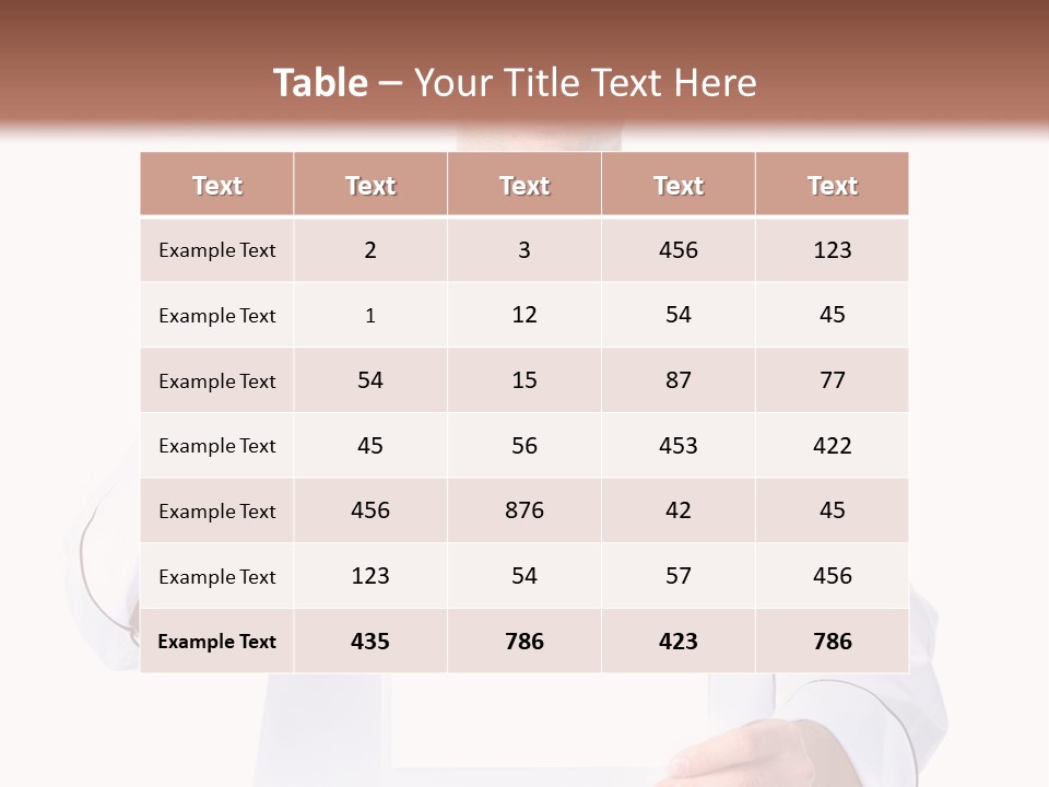 Chef Recipe Background PowerPoint Template