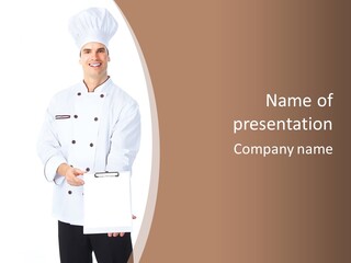 Uniform Person Profession PowerPoint Template