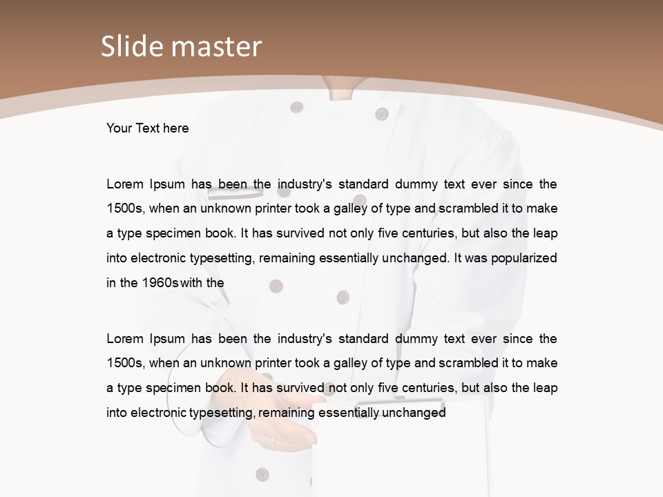 Uniform Person Profession PowerPoint Template