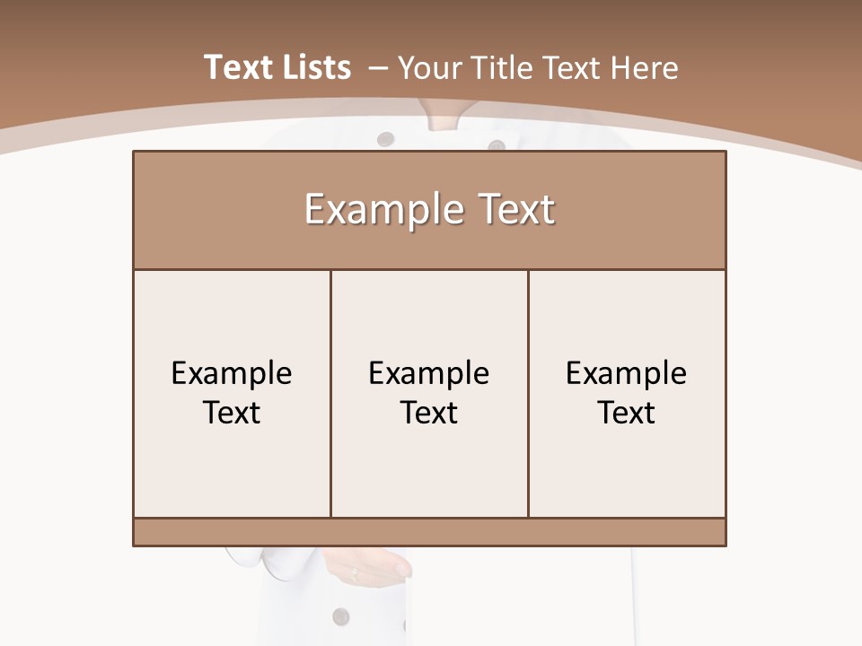 Uniform Person Profession PowerPoint Template