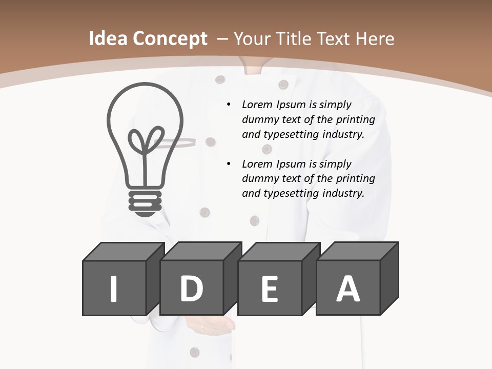 Uniform Person Profession PowerPoint Template