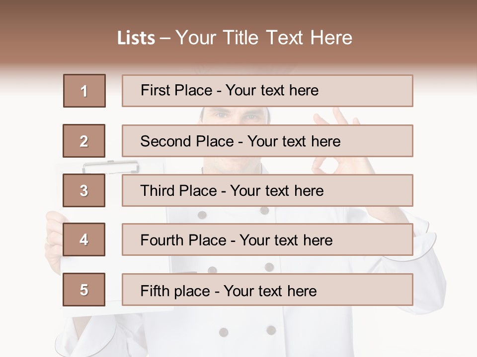 Hat Background White PowerPoint Template