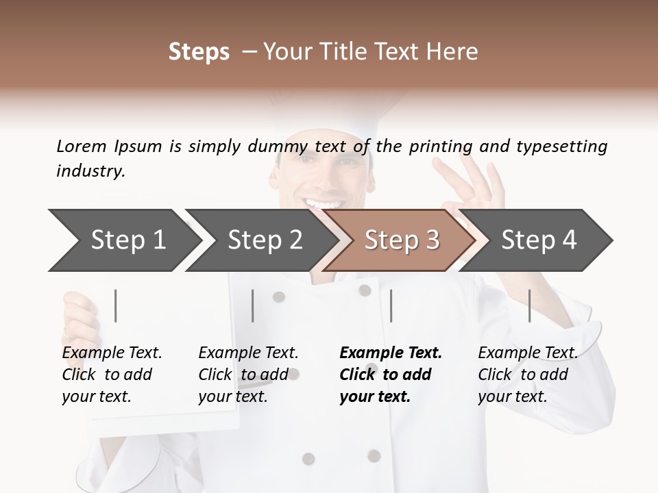 Hat Background White PowerPoint Template