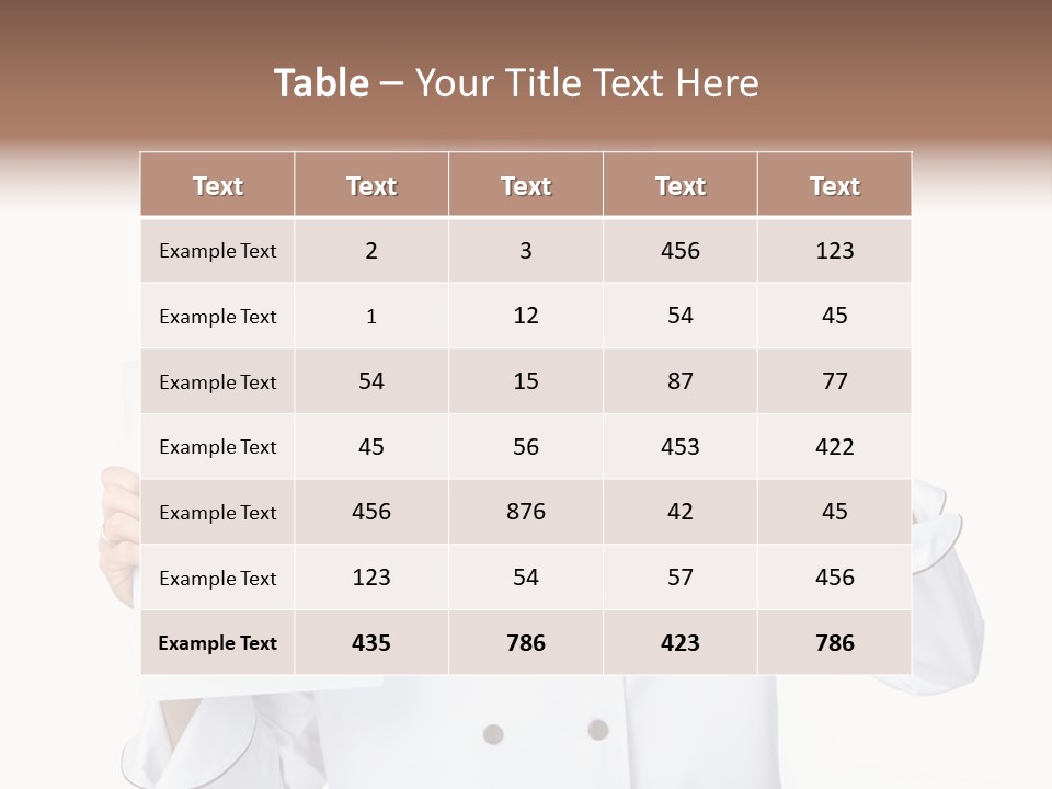 Hat Background White PowerPoint Template