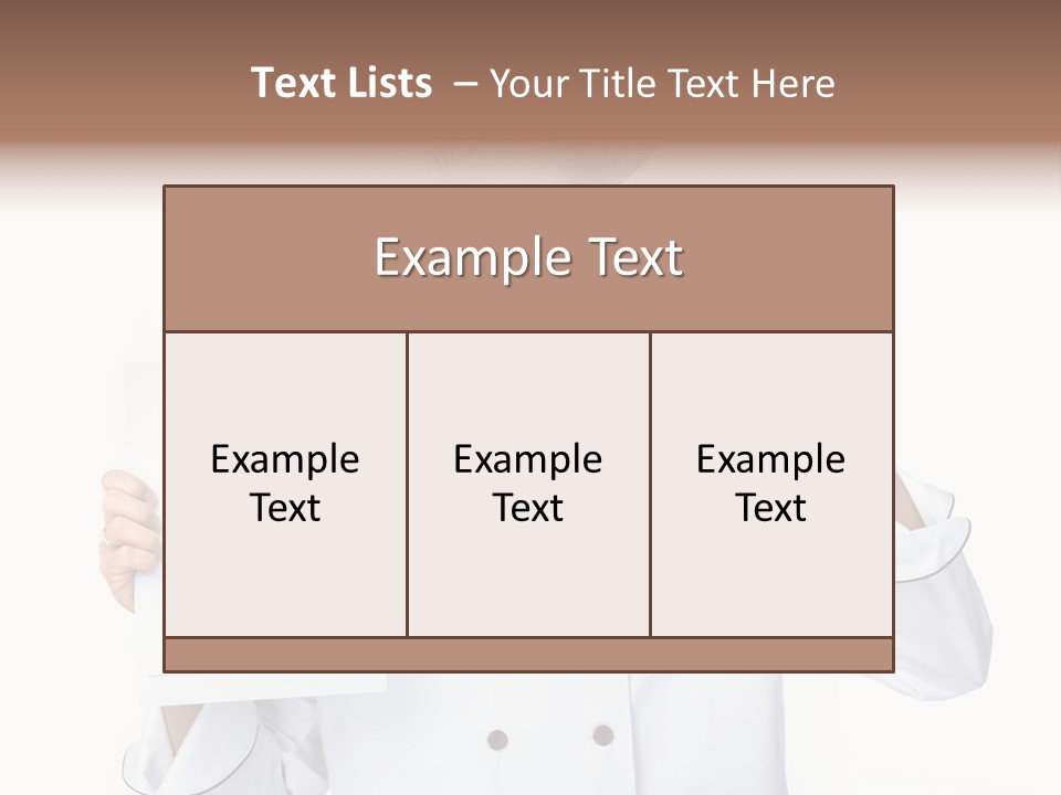 Hat Background White PowerPoint Template
