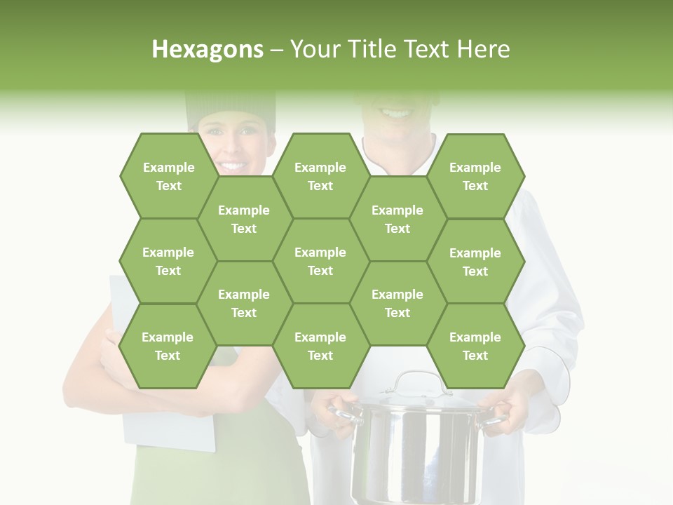 Isolated Gourmet Team PowerPoint Template