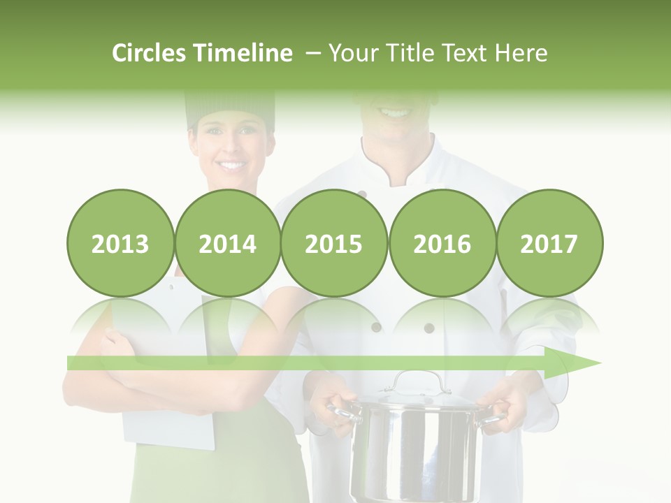 Isolated Gourmet Team PowerPoint Template