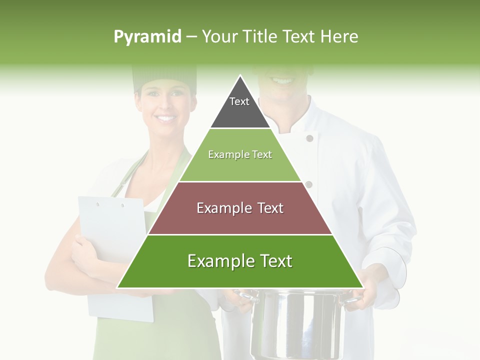 Isolated Gourmet Team PowerPoint Template