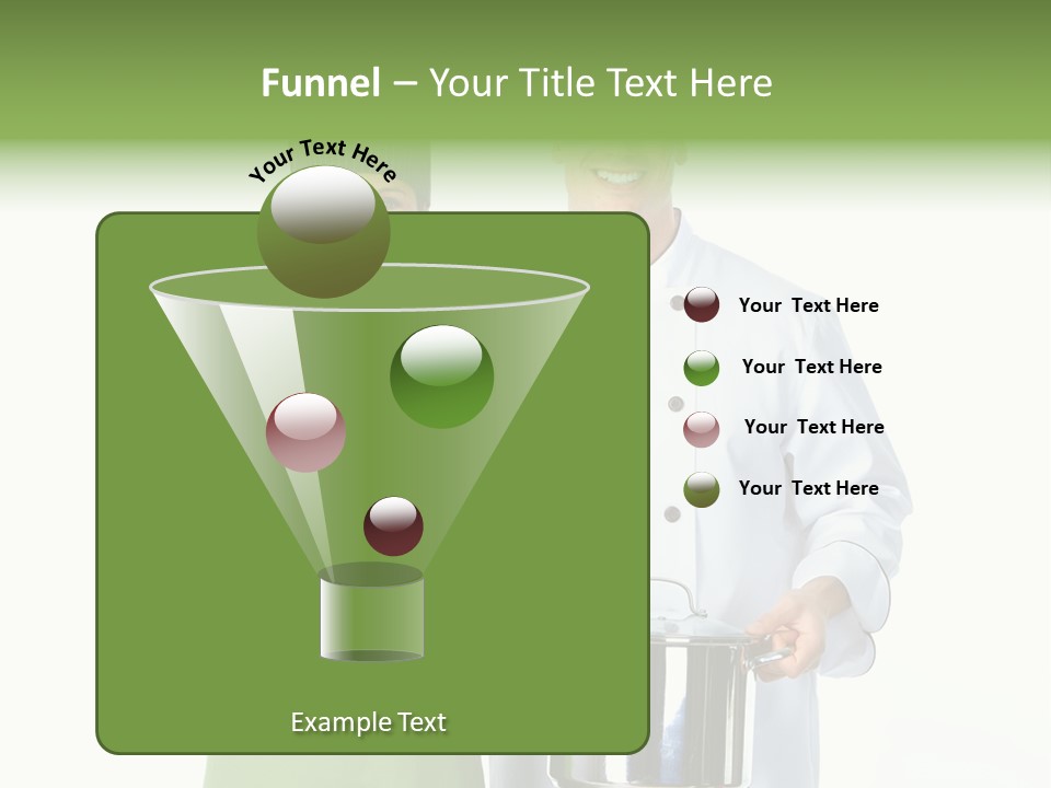 Isolated Gourmet Team PowerPoint Template