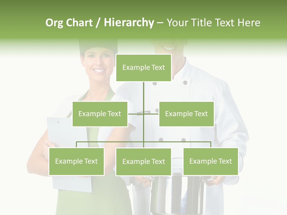 Isolated Gourmet Team PowerPoint Template