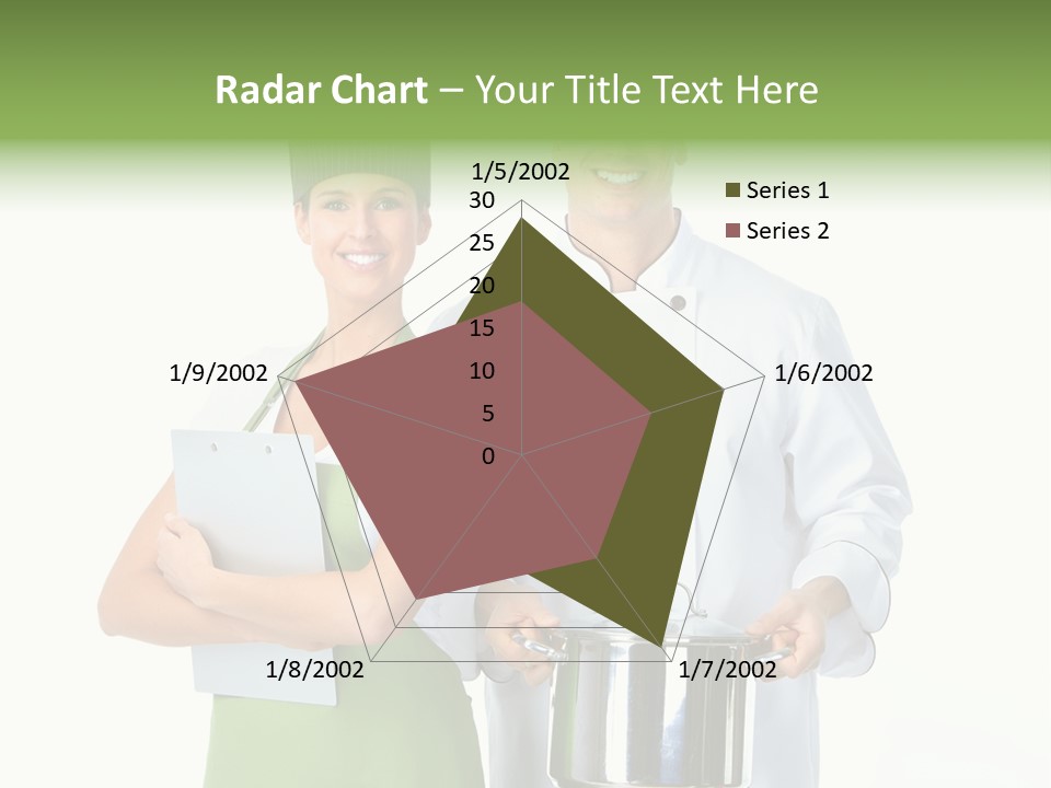 Isolated Gourmet Team PowerPoint Template