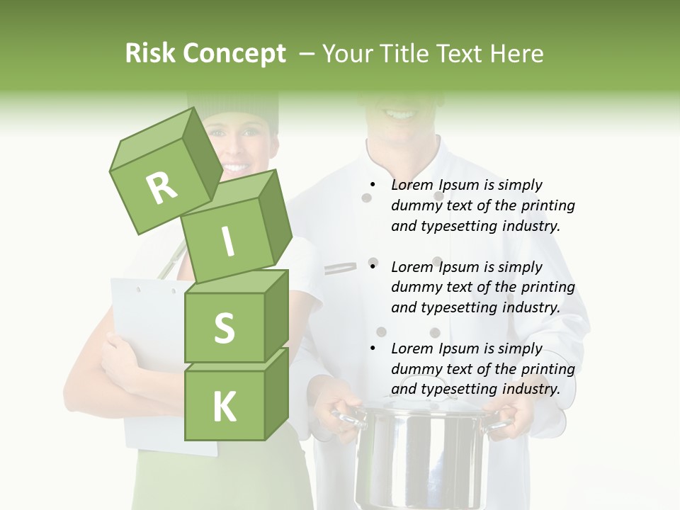 Isolated Gourmet Team PowerPoint Template