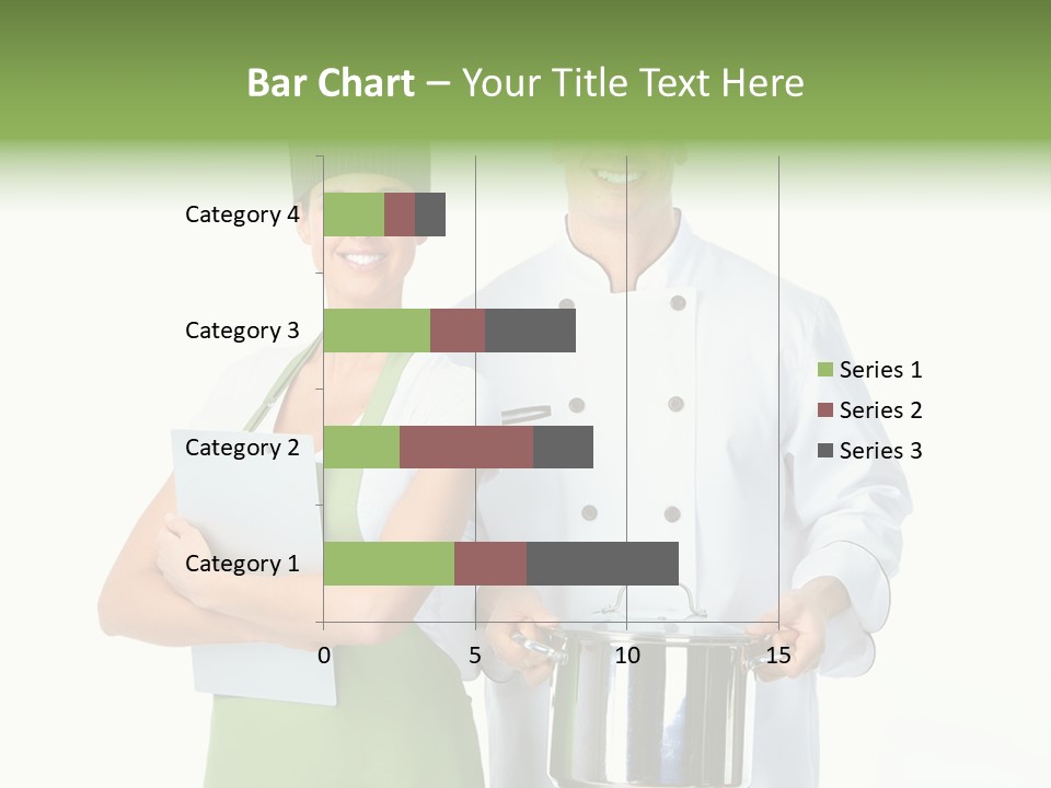 Isolated Gourmet Team PowerPoint Template