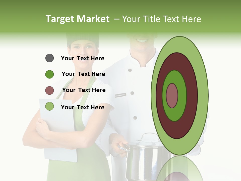 Isolated Gourmet Team PowerPoint Template
