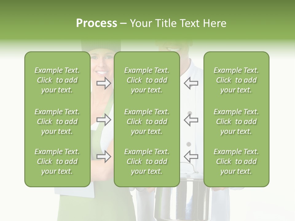 Isolated Gourmet Team PowerPoint Template