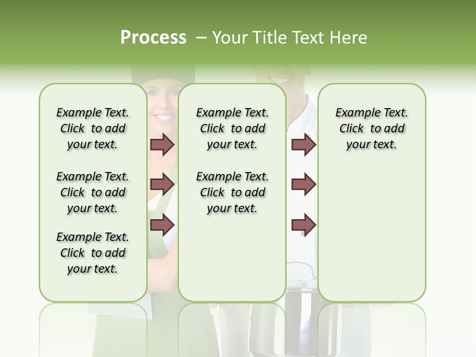 Isolated Gourmet Team PowerPoint Template