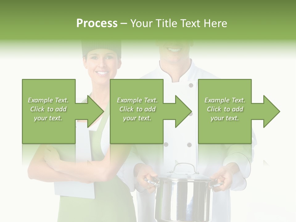 Isolated Gourmet Team PowerPoint Template