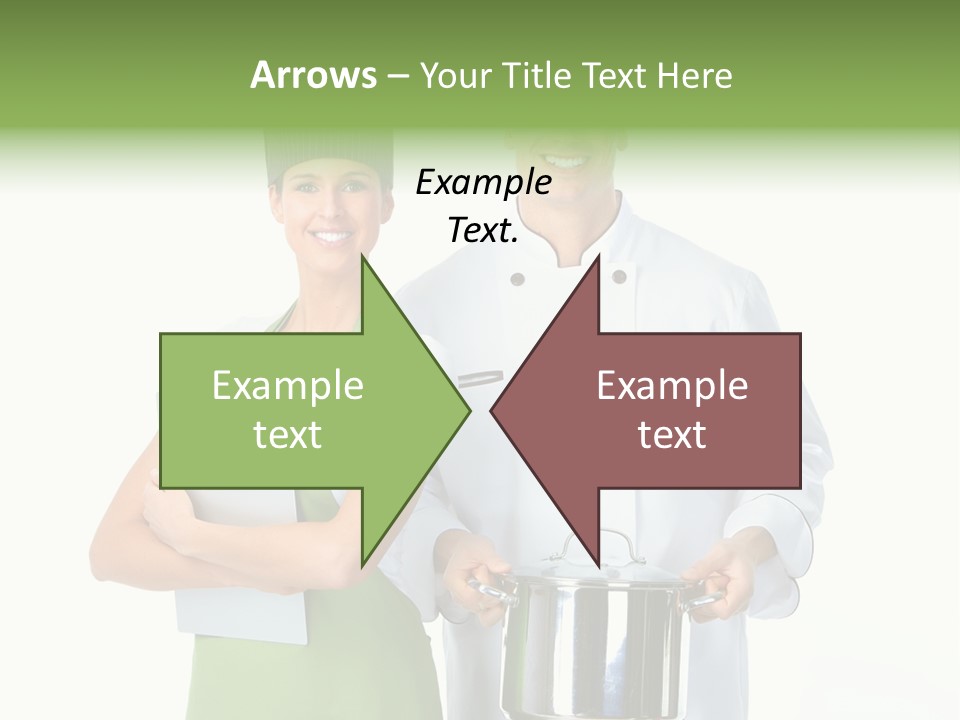 Isolated Gourmet Team PowerPoint Template