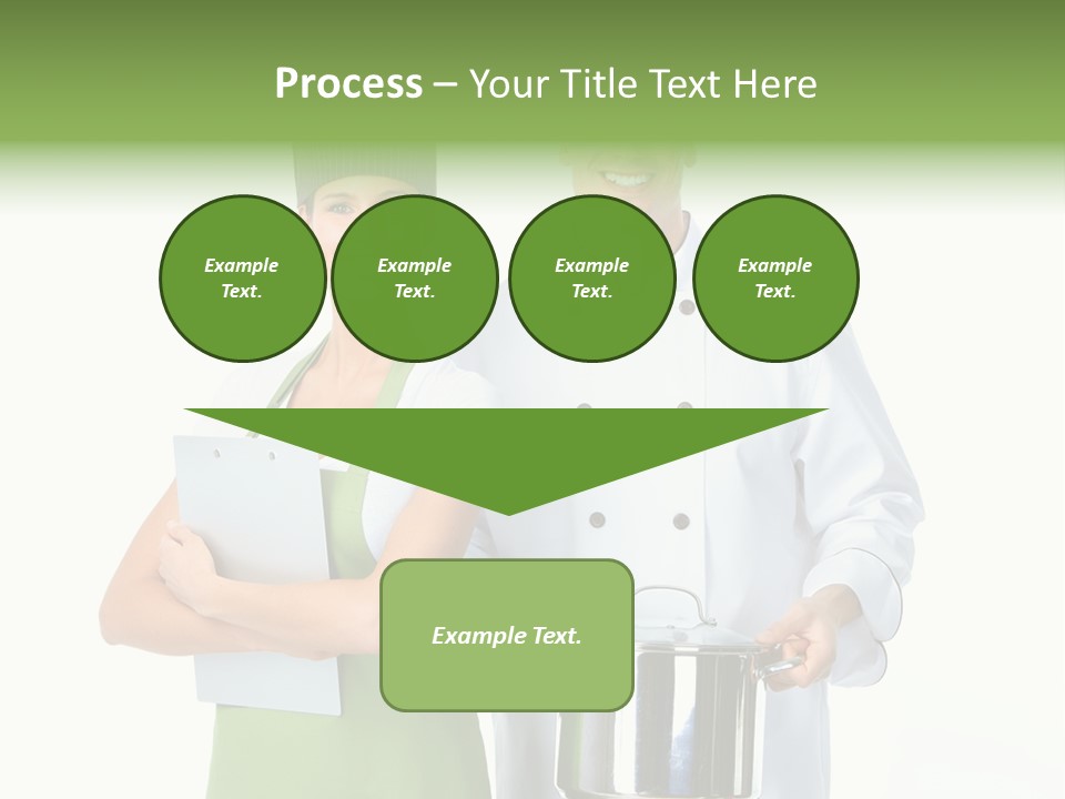 Isolated Gourmet Team PowerPoint Template