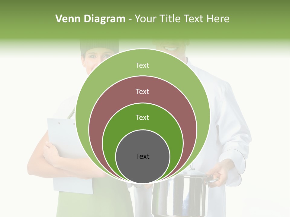 Isolated Gourmet Team PowerPoint Template