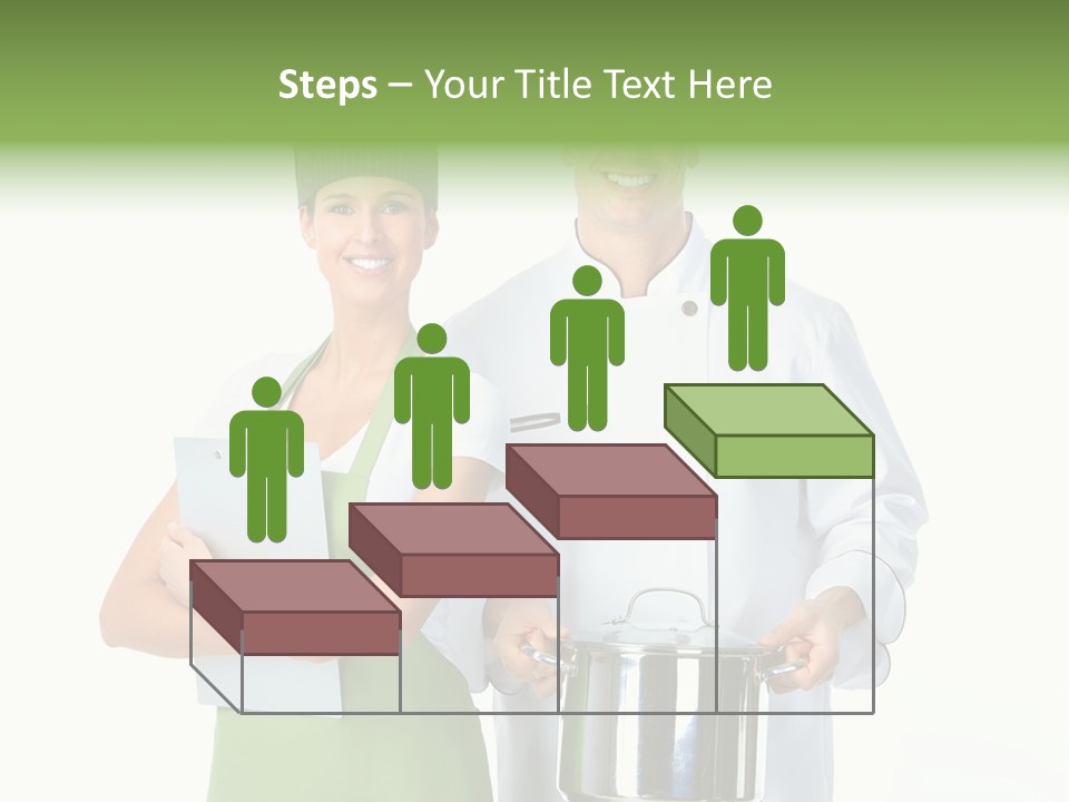 Isolated Gourmet Team PowerPoint Template