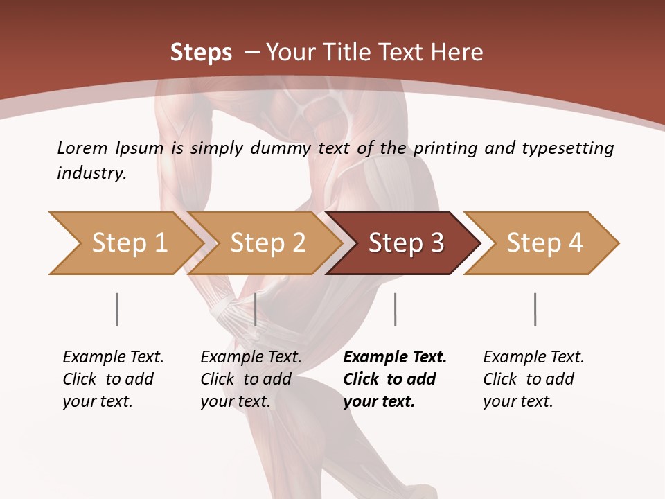 Back Anatomically Health PowerPoint Template