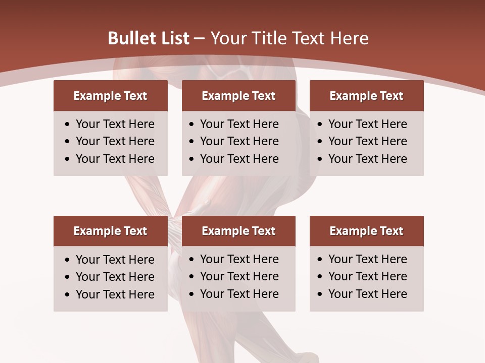 Back Anatomically Health PowerPoint Template