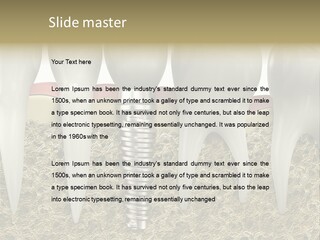Orthodontist Steel Dentist PowerPoint Template