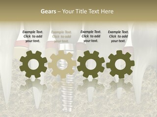 Orthodontist Steel Dentist PowerPoint Template