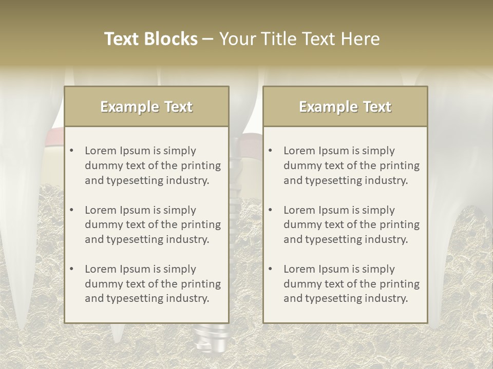Orthodontist Steel Dentist PowerPoint Template