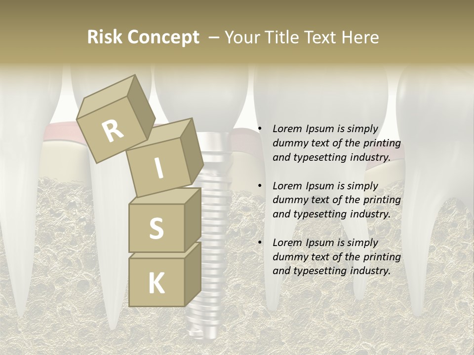Orthodontist Steel Dentist PowerPoint Template