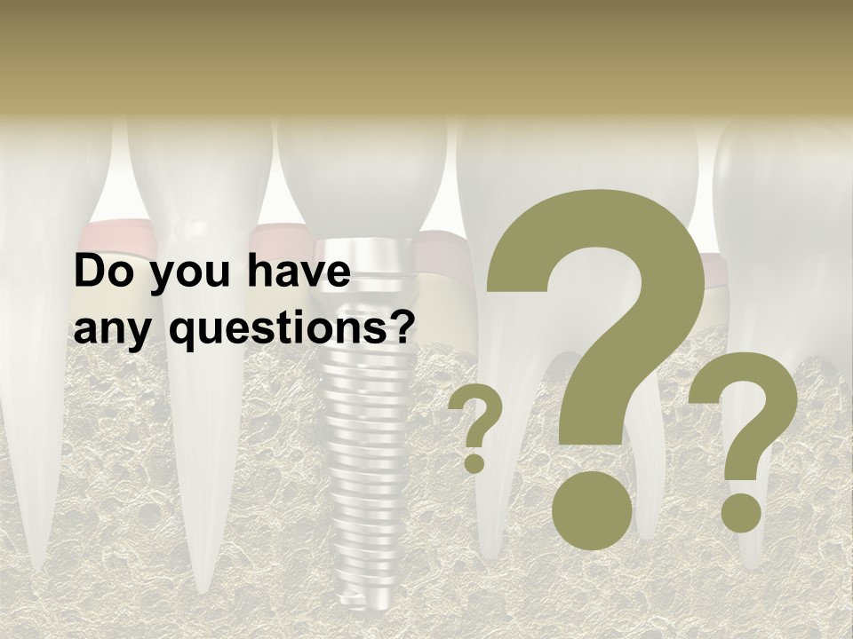 Orthodontist Steel Dentist PowerPoint Template