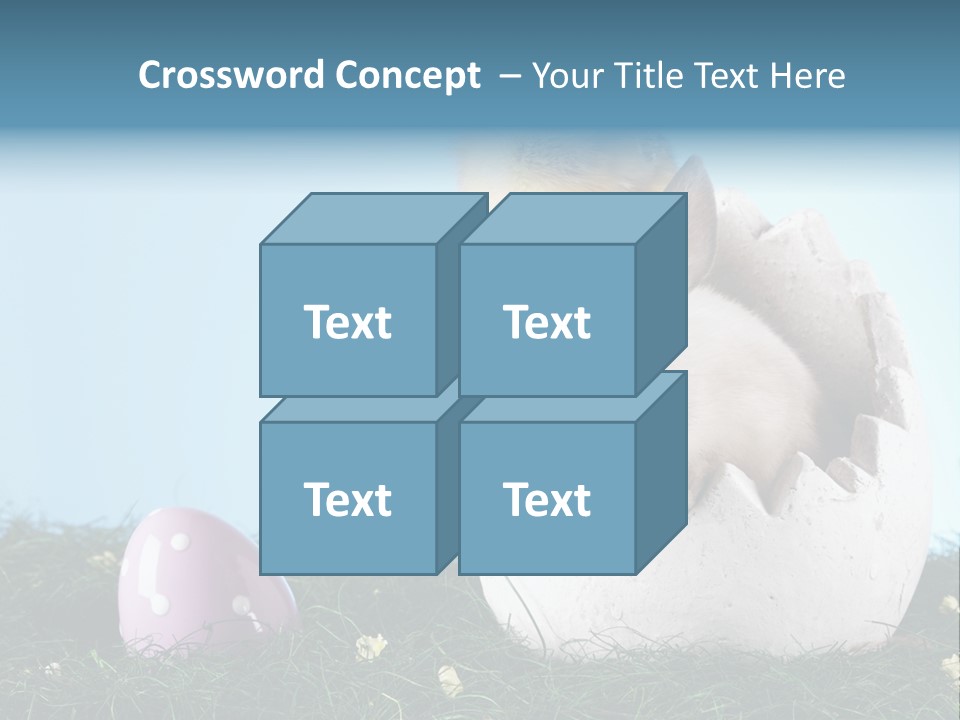 Easter Rabbit Sweet Chick PowerPoint Template