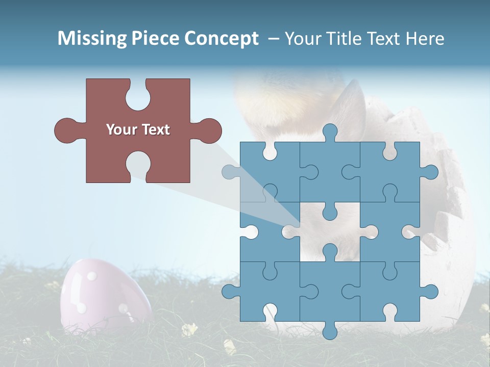 Easter Rabbit Sweet Chick PowerPoint Template