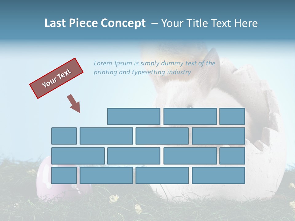 Easter Rabbit Sweet Chick PowerPoint Template