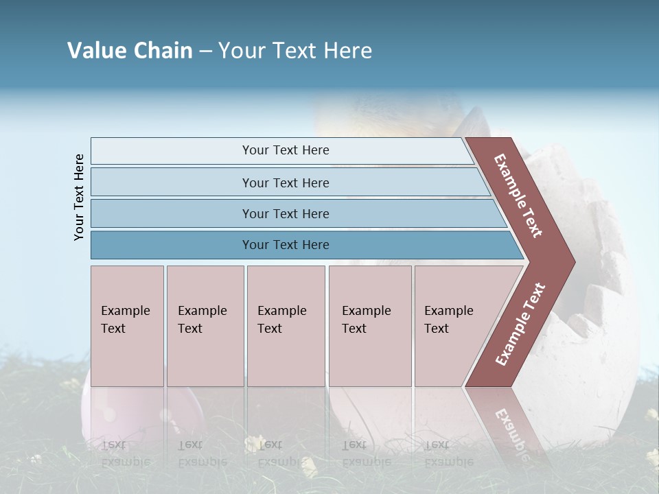 Easter Rabbit Sweet Chick PowerPoint Template