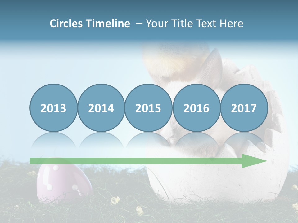 Easter Rabbit Sweet Chick PowerPoint Template