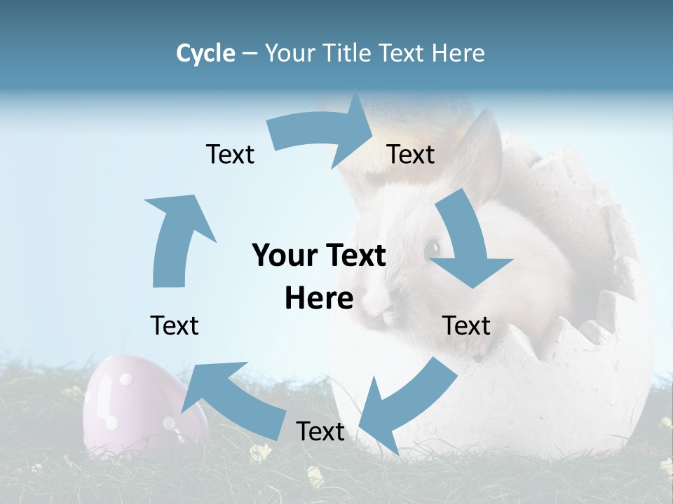 Easter Rabbit Sweet Chick PowerPoint Template