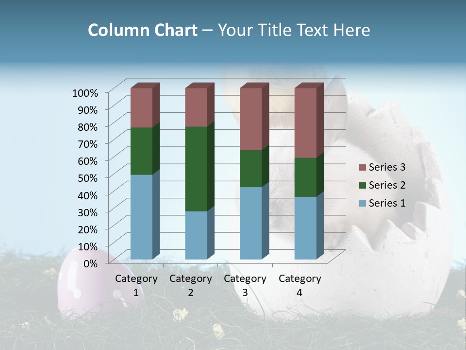 Easter Rabbit Sweet Chick PowerPoint Template